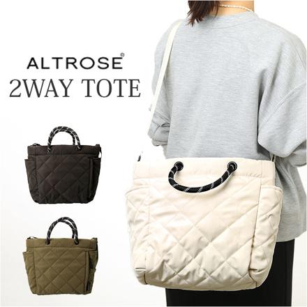 ALTROSE アルトローズ オリバー2WAYトート トートバッグ アイボリー