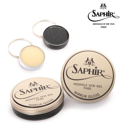 サフィールノワール SAPHIR NOIR ミラーグロス MIRROR GLOSS 靴磨き・艶出しワックス 75ML 75ML ニュートラル