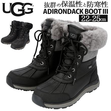 UGG アグ ADIRONDACK BOOT III US6 BLackBBLC