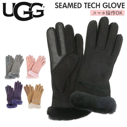 UGG アグ W SEAMED TECH GLOVE サイズS CHESTNUT