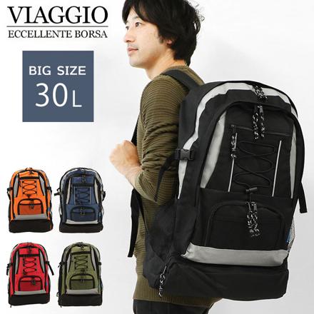 ヴィアッジョ VIAGGIO 8213 大容量カジュアルデイパック カーキ