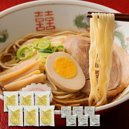 築地ばんや ご当地ラーメン 旭川醤油ラーメン 6食入×1個入 メーカー 問屋直送|ラーメン しょうゆラーメン 生麺