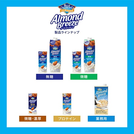 カゴメ アーモンド・ブリーズ プロテイン 200ml紙パック×24本入|アーモンド ミルク 高たんぱく 低糖質