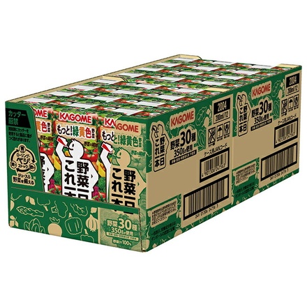 カゴメ 野菜一日これ一本 200ml紙パック×24本入×(2ケース)|野菜飲料 野菜ミックス 野菜ジュース
