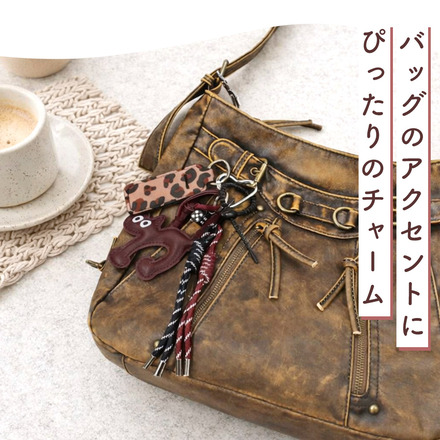 MILASIC バッグチャーム リップケース付き ブラック TN-LCBGC-BK