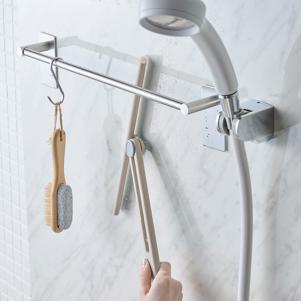 Toffy マグネットスキージー折りたたみ式 CL-MSQ2-GE グレージュ