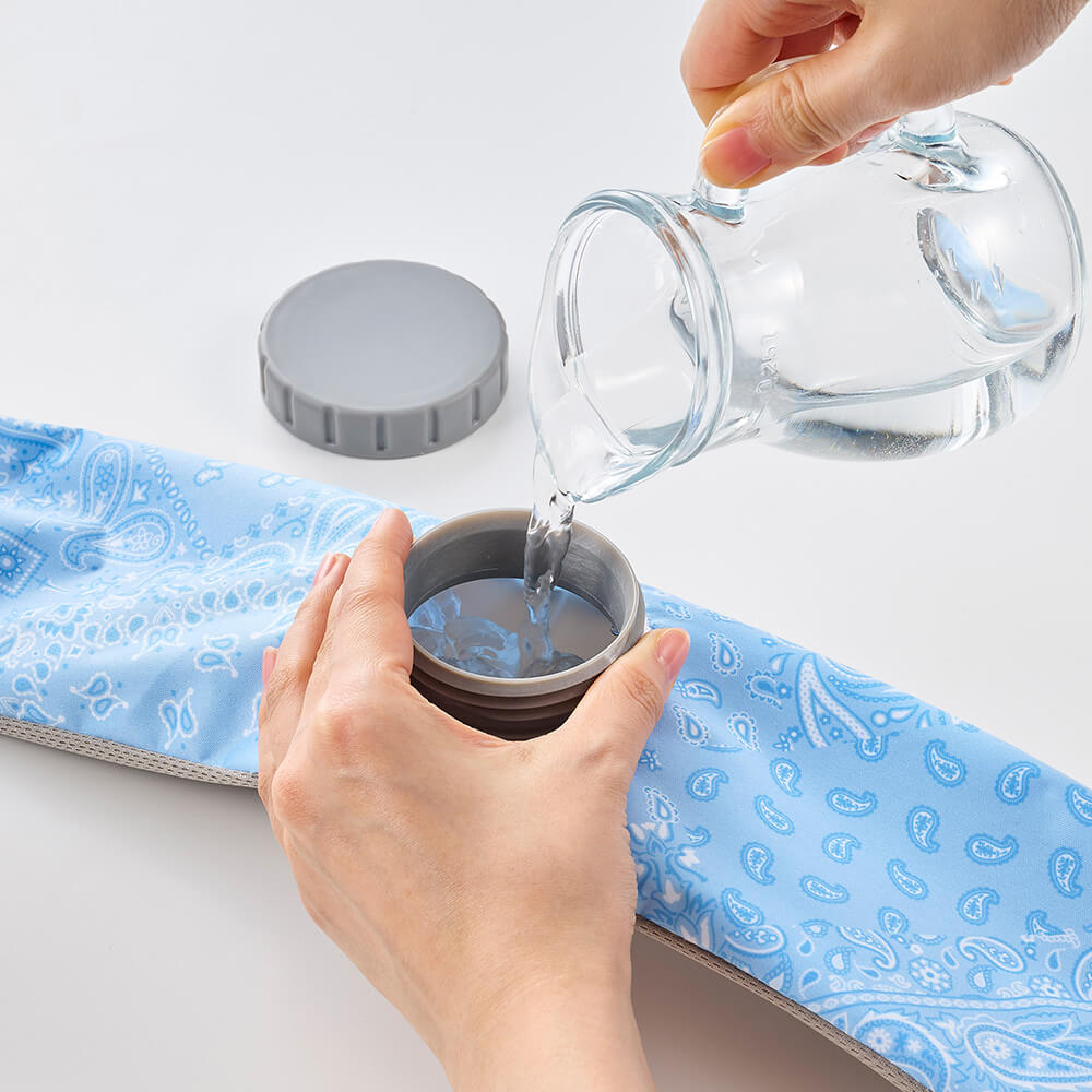 hieru スカーフ氷のう COL1-LBL ライトブルー