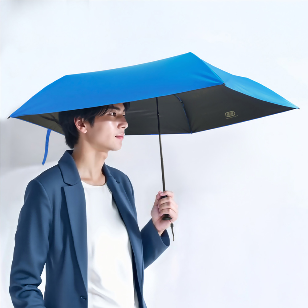 Toffy 55cmオールウェザーUV傘 フレンチブルー HUL1-FBL