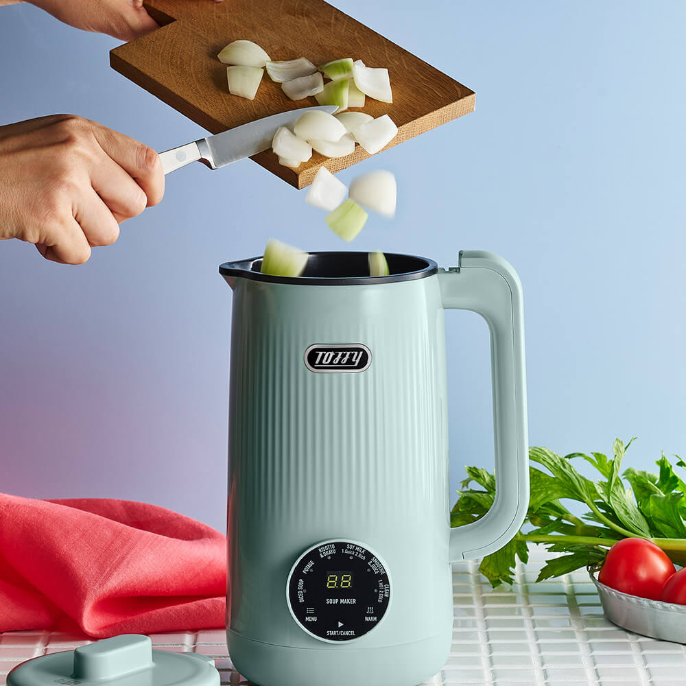 Toffy オートスープブレンダー〈セラミックコートタイプ〉　 ペールアクア K-AS2-PA