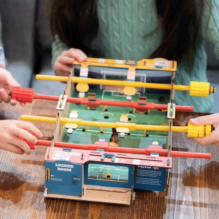 smartivity 家族で楽しめるテーブルサッカー STEAM DIY 組み立て 知育玩具 [対象年齢6歳以上] 学習テキスト付き