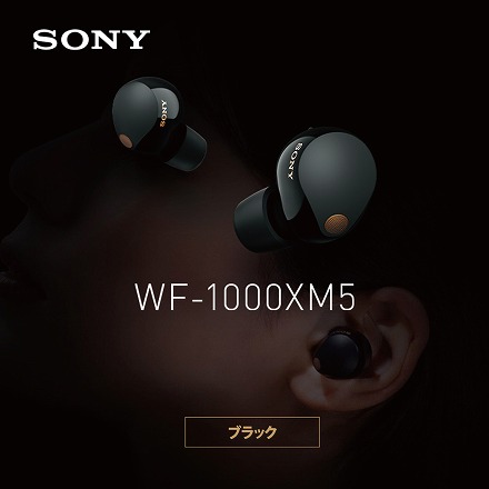 ソニー WF-1000XM5 BC ワイヤレスノイズキャンセリングイヤホン ブラック 2023年モデル Bluetoothイヤホン