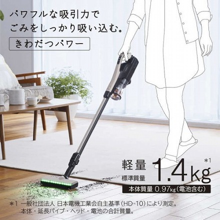 スティック型掃除機 ［サイクロン式 /コードレス］ ベージュ 日立 PV-BL50M-C
