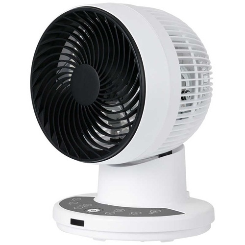 サーキュレーター DCモーター搭載 (省エネタイプ) 自動首振り機能あり 18畳 リモコン付き ホワイト シィーネット CCDS313WH