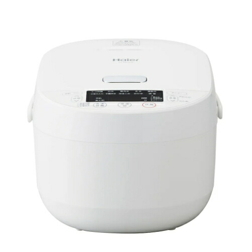 5.5合炊きマイコン炊飯器 フラットフォルム ホワイト ハイアール JJ-M56B-W