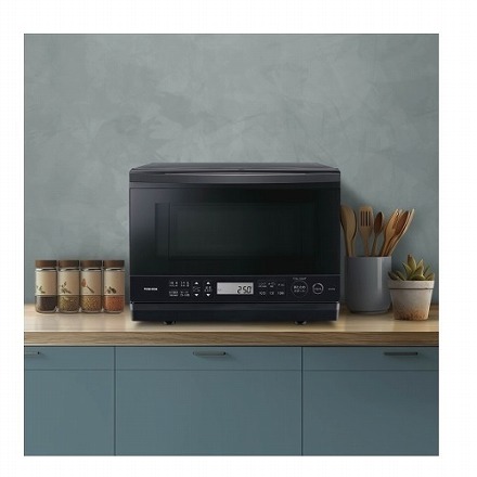 東芝 石窯ドーム角皿式スチームオーブンレンジ 26L ER-D70A K ブラック