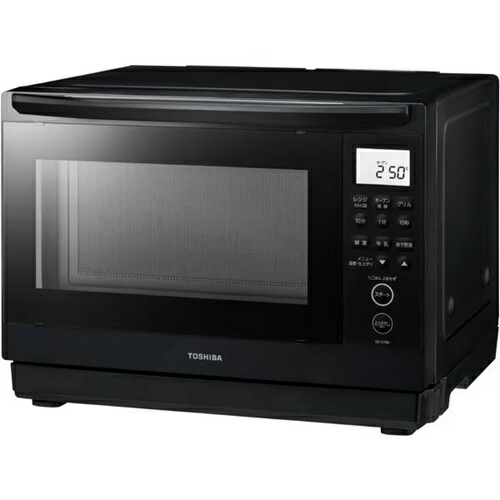 オーブンレンジ 東芝 石窯ドーム ER-D70B(K) ブラック スチーム 角皿式 26L 1000W