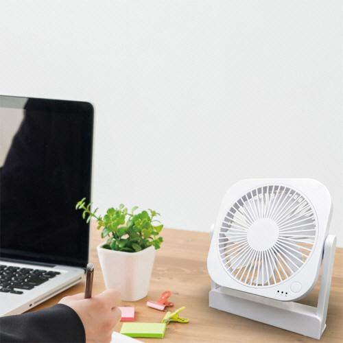 コンパクトファン どこでもFANTASTIC コンパクト ホワイト トップランド SF-DF25 WT