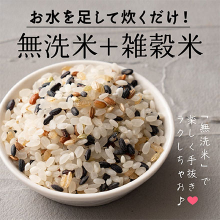 【そのまま炊くだけ】古代米 4種ブレンド 27kg(450g×60袋) [赤米 / 黒米 / 緑米 / 発芽玄米]【無洗米雑穀】