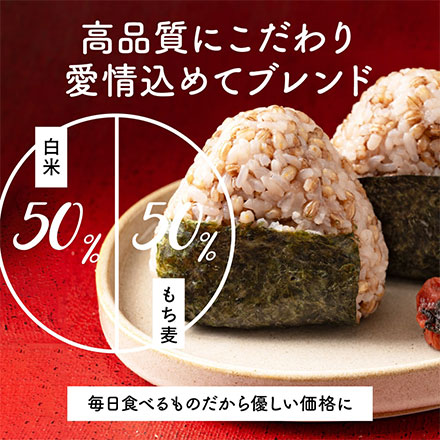 雑穀米本舗 国産 家計お助け米 もち麦ミックス 3kg(1kg×3袋)