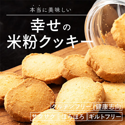 贅沢米粉のグルテンフリークッキー プレーン 400g ( 100g×4袋 )