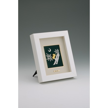 純金製　アートレリーフ　だるま