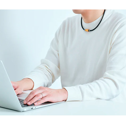 コランナー 磁気ネックレス ブラック L（53cm）