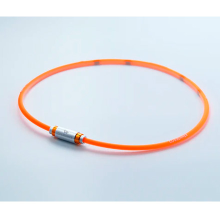 コランナー 磁気ネックレス ネオン オレンジ L（53cm）