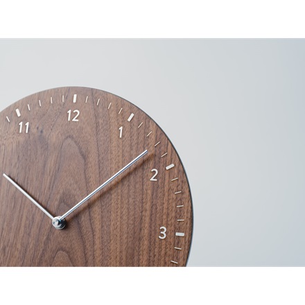 kino CLOCK（掛け時計）ーALUMINUM ウォールナット