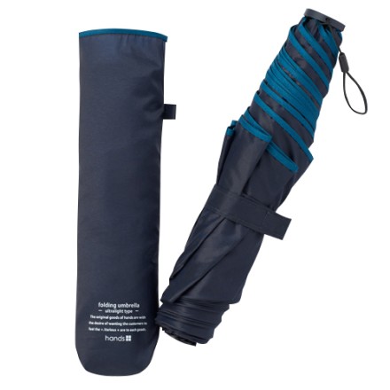 hands＋　超軽量簡単開閉折りたたみ傘　６０ｃｍ　ネイビー