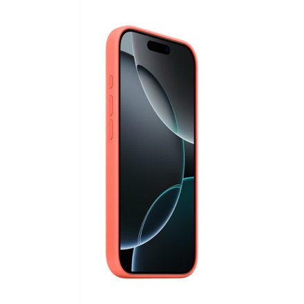 Apple MagSafe対応 iPhone 16 Proシリコーンケース - タンジェリン