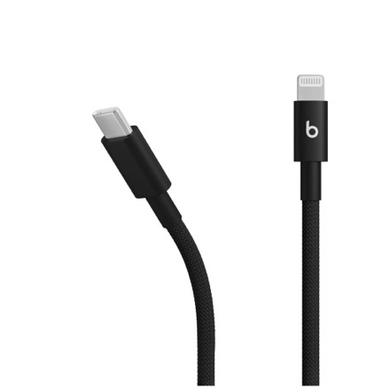 Apple Beats USB-C - Lightning 編み込み式充電ケーブル（1.5m）- ボルトブラック