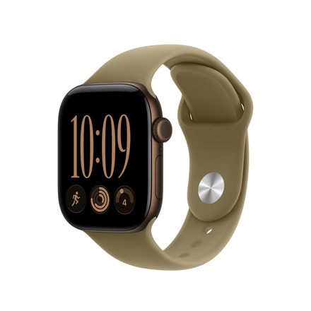 Apple 42mmケース用オリーブスポーツバンド - S/M