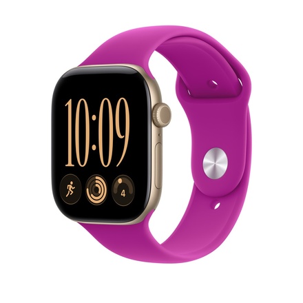Apple 46mmケース用マゼンタスポーツバンド - S/M