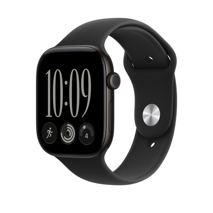 Apple 46mmケース用ブラックスポーツバンド - S/M