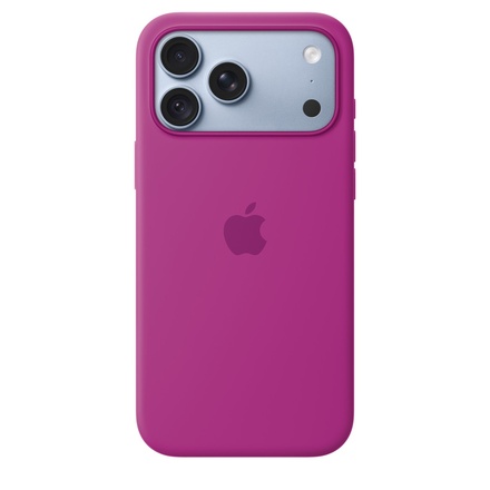 Apple MagSafe対応iPhone 18 Pro Maxシリコーンケース - マゼンタ