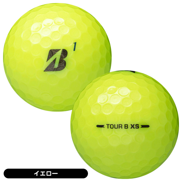 ブリヂストン 26ツアー B XS ゴルフボール 1ダース 12球入り 2026年モデル イエロー