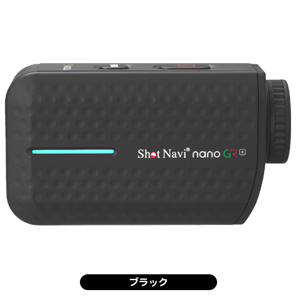 ショットナビ レーザースナイパー nano GR プラス ゴルフ用レーザー距離計 ブラック