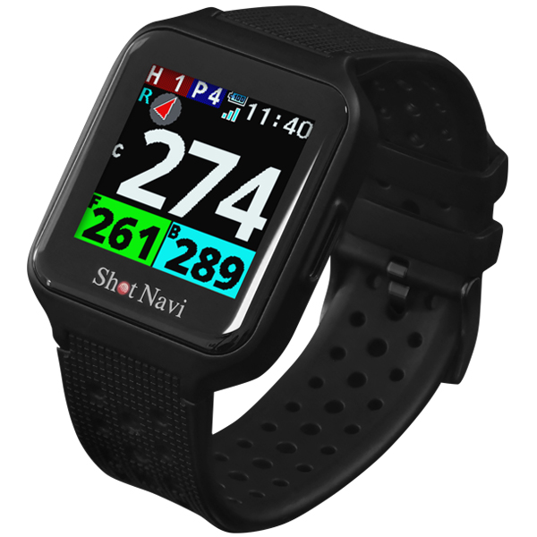 ショットナビ SKY NOVA 腕時計型 GPSゴルフナビ ブラック