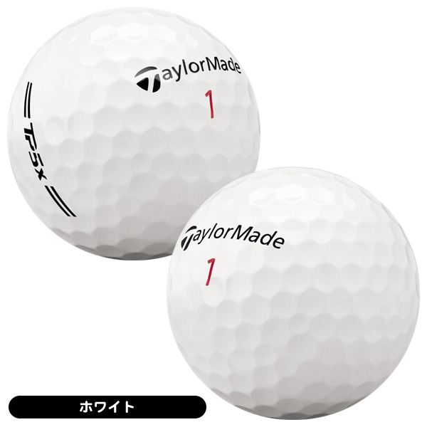 テーラーメイド TP5x ゴルフボール 1ダース 12球入り 2026年モデル ホワイト