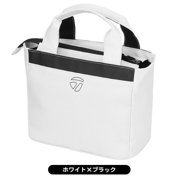 テーラーメイド ラウンドトートバッグ TL865 メンズ コンセプトワン 2026年モデル ホワイト×ブラック