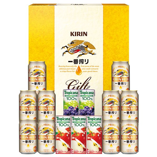 2026年5月2日限定発売 【母の日 父の日 プレゼント】ビールギフト キリン K-FM3B 一番搾り トロピカーナ 15缶セット『GIFT』 詰め合わせ