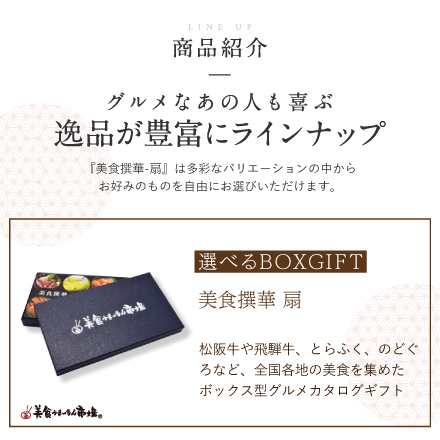 選べるBOXギフト 美食撰華-扇- オリジナルボックス