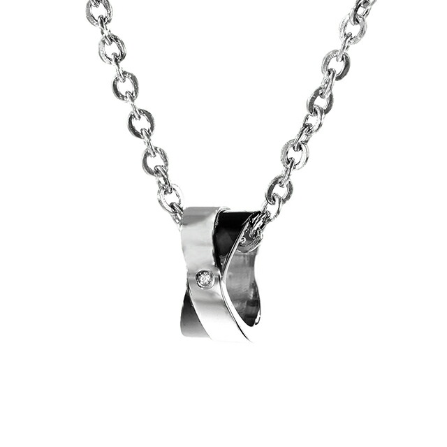 ライオンハート ネックレス メンズ ブランド LION HEART 04N143SM シルバー ブラック アクセサリー