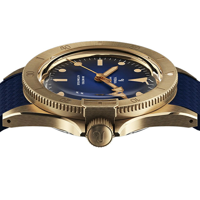 イエマ スーパーマン ブロンズ CMM.10 リミテッドエディション 自動巻き 腕時計 メンズ YEMA 11.13.35.ZN.U5 アナログ ブルーグラデーション ブルー フランス製 ブランド おしゃれ 防水 プレゼント 男性 実用的