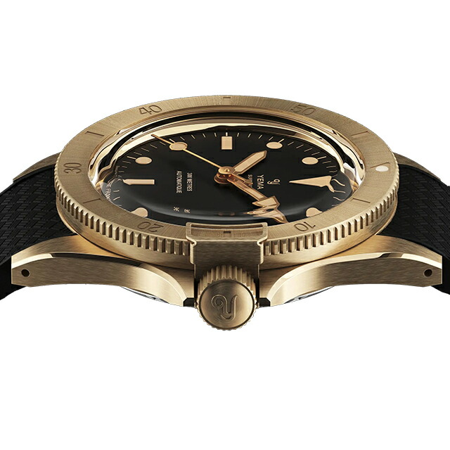 イエマ スーパーマン ブロンズ CMM.10 リミテッドエディション 自動巻き 腕時計 メンズ YEMA 11.13.36.ZN.U6 アナログ ブラック 黒 フランス製 ブランド おしゃれ 防水 プレゼント 男性 実用的