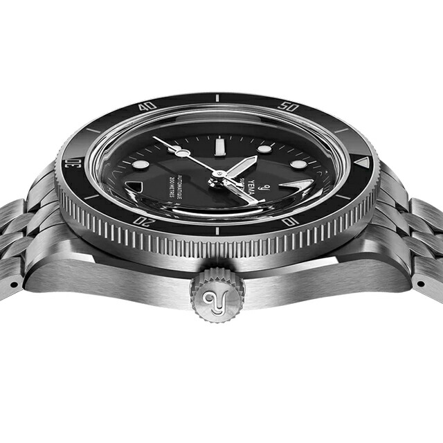 イエマ スーパーマン Dato CMM.10 自動巻き 腕時計 ブランド メンズ YEMA 12.25.11.66.SN.M2 アナログ ブラック 黒 フランス製 おしゃれ 防水 プレゼント 男性 実用的