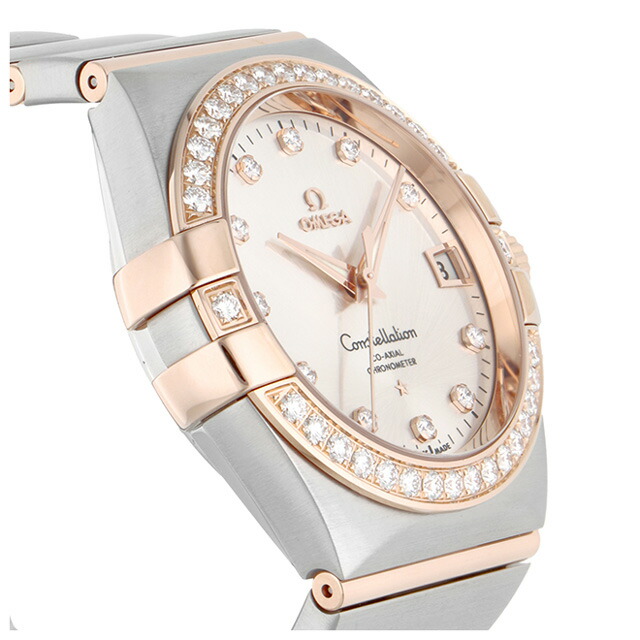 オメガ コンステレーション 38mm 自動巻き 腕時計 ブランド メンズ コーアクシャル OMEGA CONSTELLATION 123.25.38.21.52.001 アナログ シルバー スイス製 高級 おしゃれ 防水 プレゼント 男性 実用的