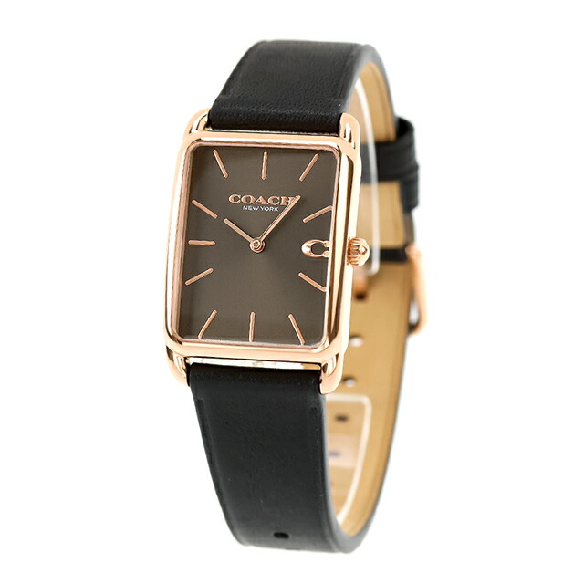 コーチ エリオット クォーツ 電池式 腕時計 ブランド メンズ レディース COACH 14400041 アナログ ダークグレー ブラック 黒 おしゃれ 防水 プレゼント 実用的
