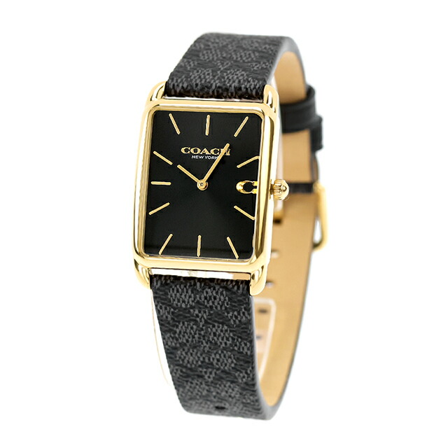 コーチ エリオット クォーツ 電池式 腕時計 ブランド メンズ レディース COACH 14400045 アナログ ブラック 黒 おしゃれ 防水 プレゼント 実用的