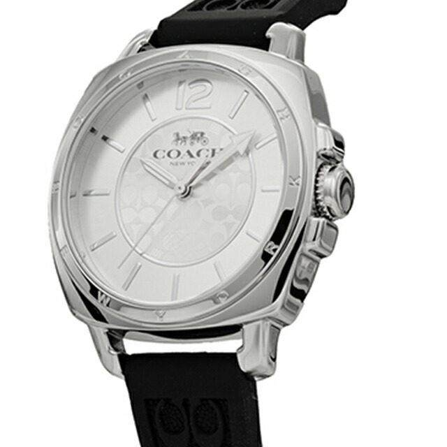 コーチ BOYFRIEND SMALL クオーツ 腕時計 レディース COACH 14503877 アナログ シルバー ブラック 黒 ブランド おしゃれ 防水 軽い 華奢 かわいい プレゼント 女性 実用的
